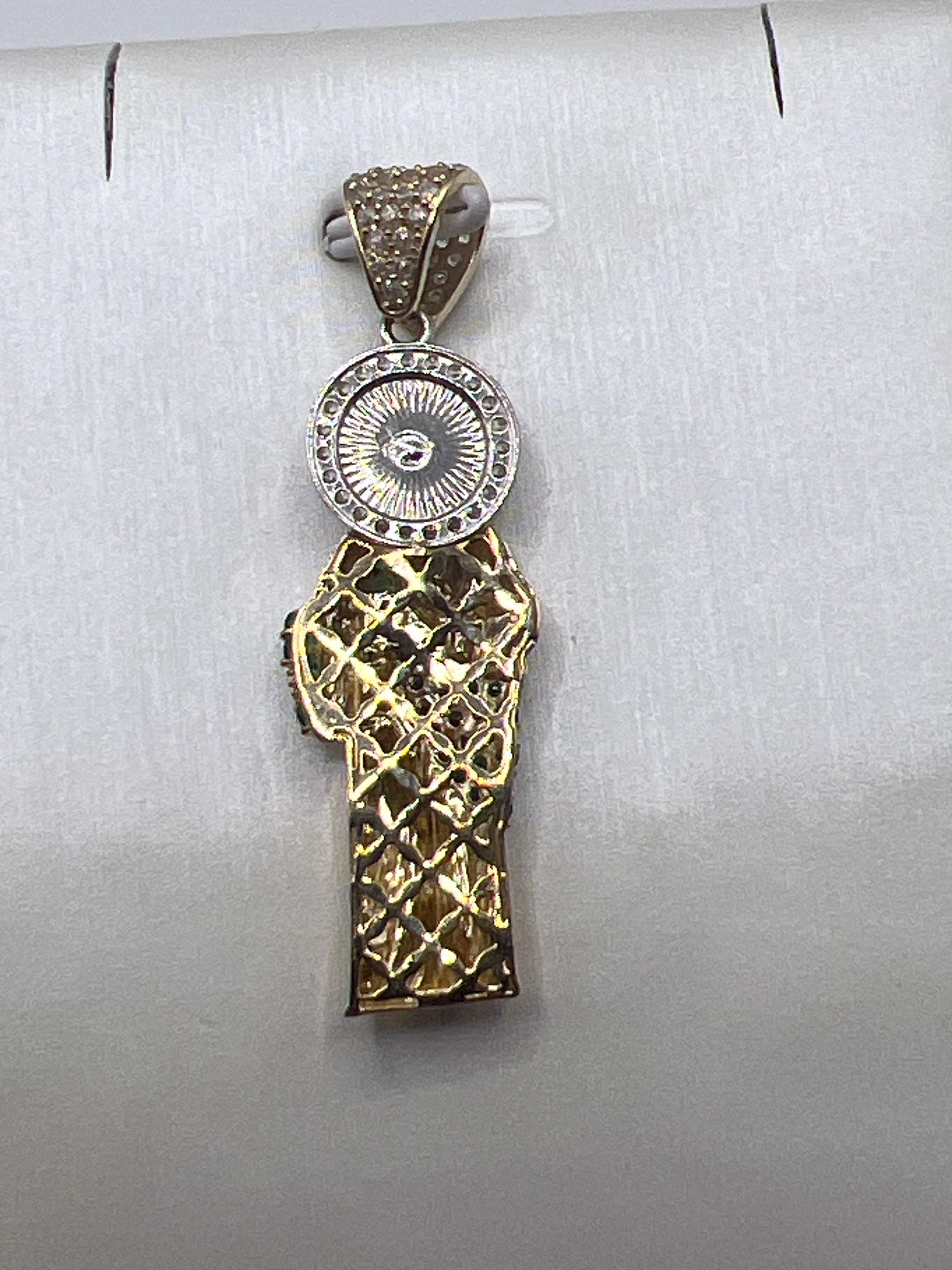 10K Yellow Gold St. Jude Pendant – Religious Medallion Jewellery