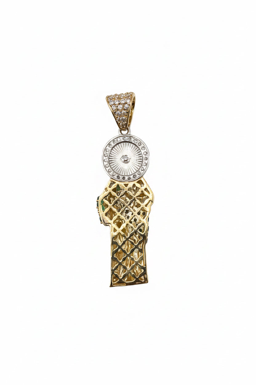 10K Yellow Gold St. Jude Pendant – Religious Medallion Jewellery
