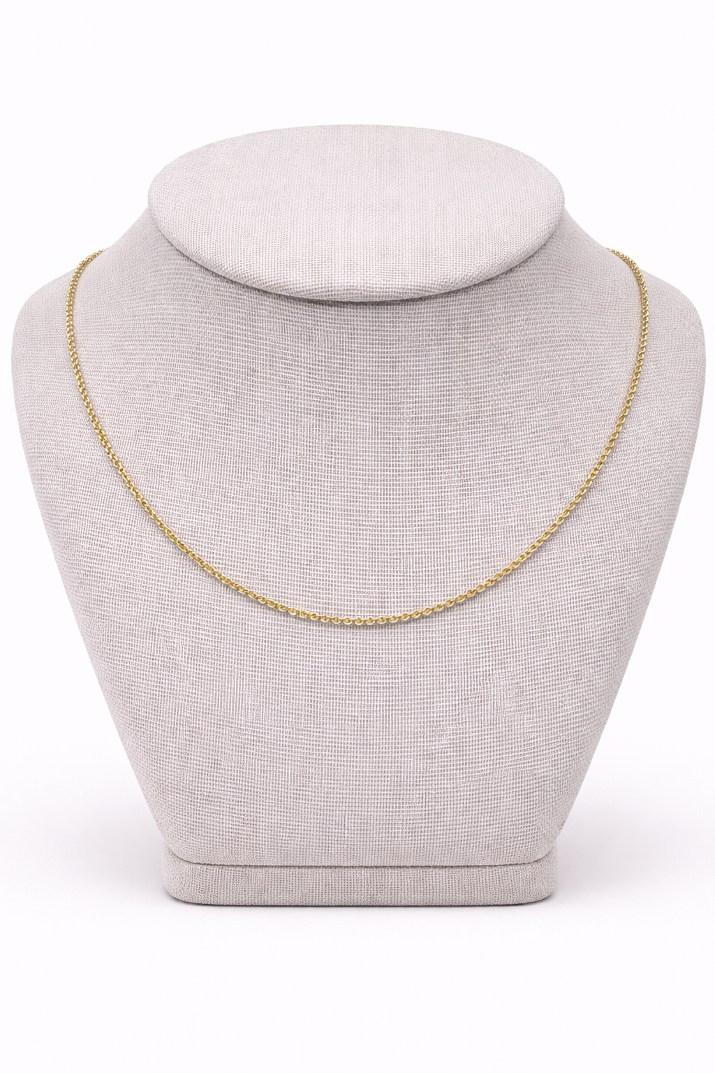 10K Yellow Gold Rope Chain 20” – 1.5mm Classic Twisted Necklace Jewelry