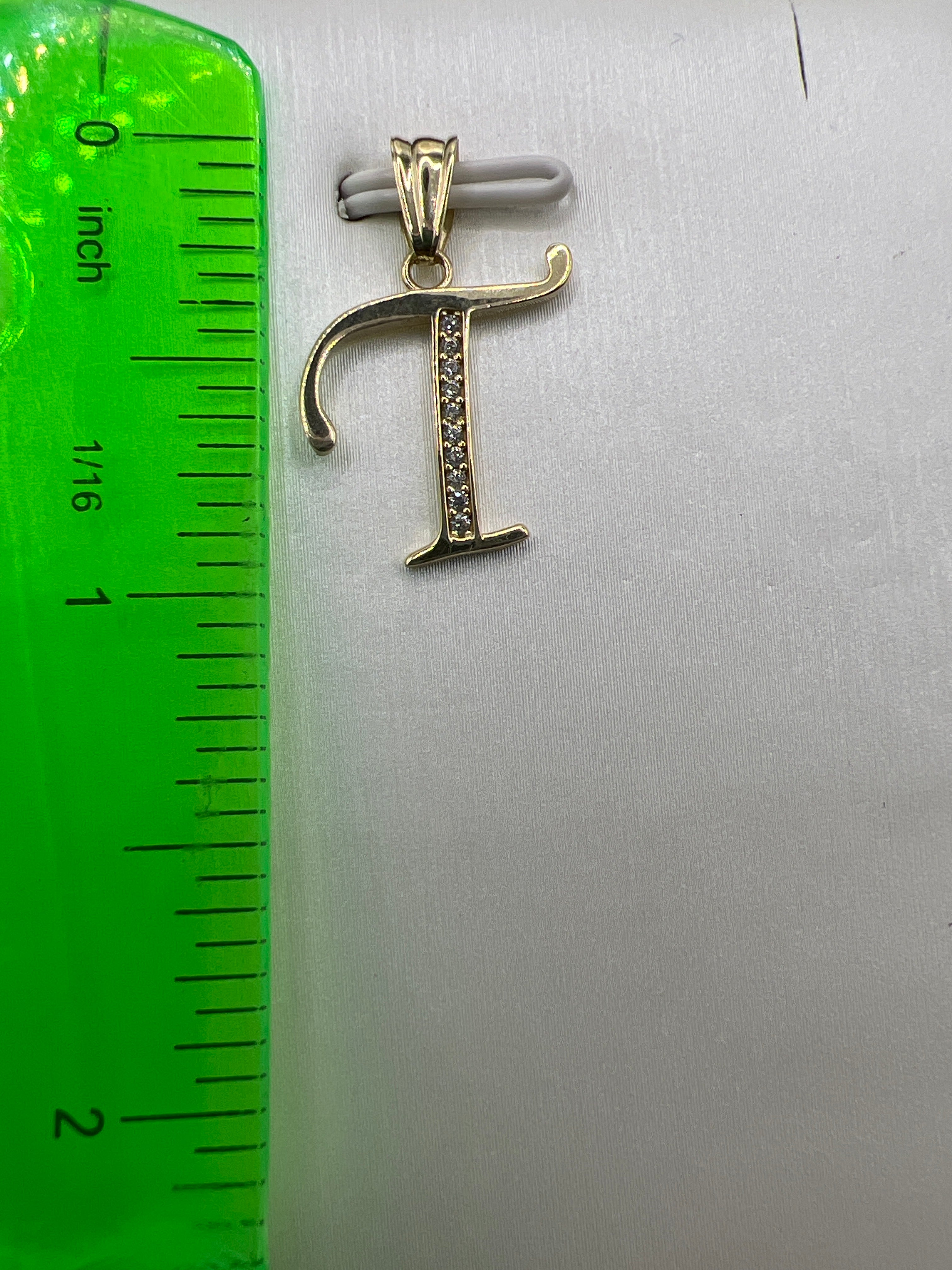 10K Yellow Gold Initial J Pendant – Personalized Letter Necklace Charm
