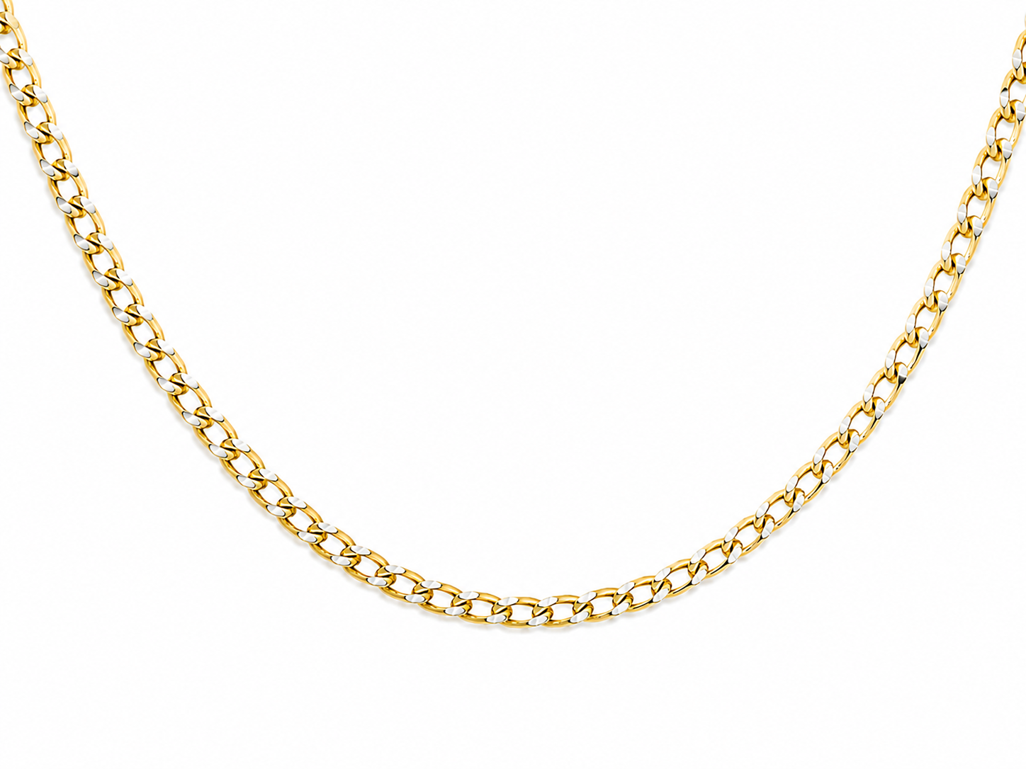 10K Yellow Gold Diamond-Cut Cuban Link Chain – 1.8mm, 18 Inch