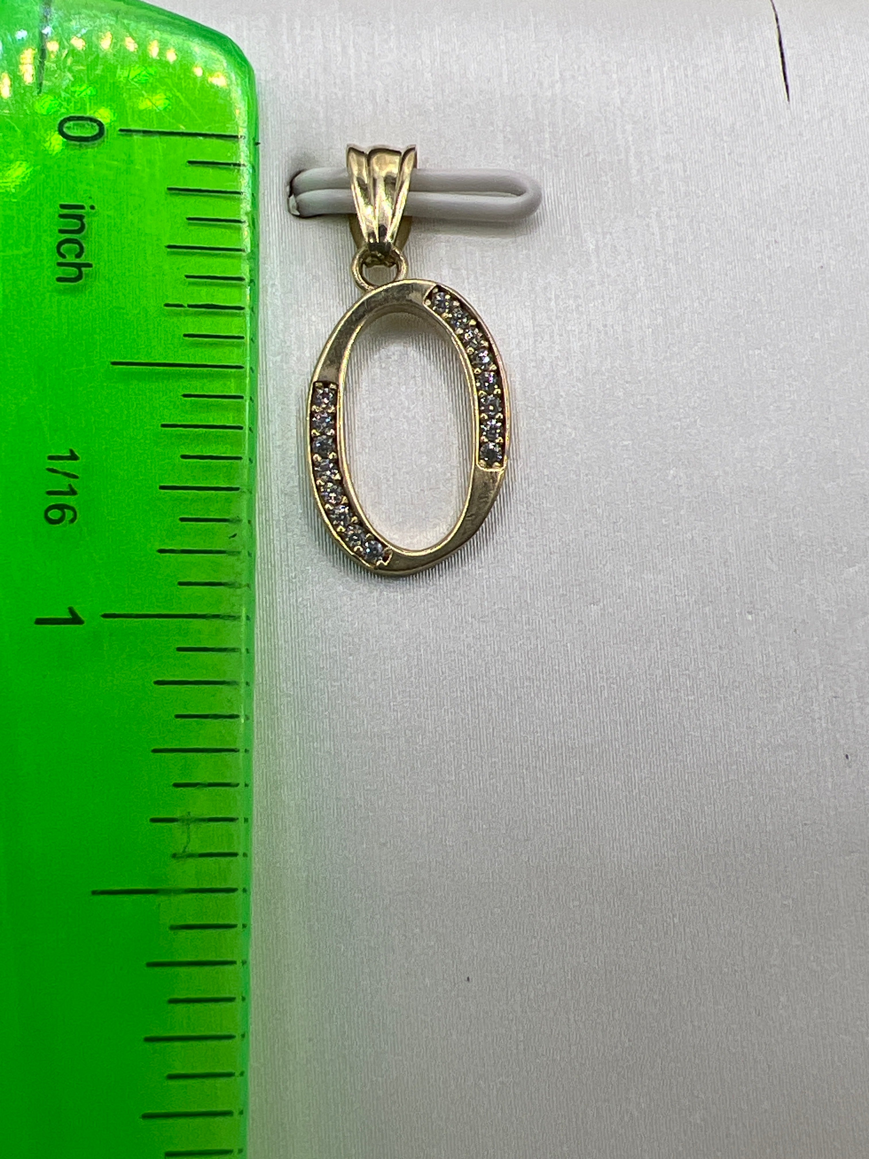 10K Yellow Gold Initial O Pendant – Personalized Letter Necklace Charm