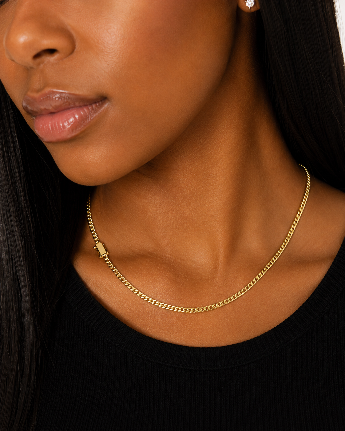 10K Yellow Gold Solid Miami Cuban Link Chain – 3mm, 16 Inch