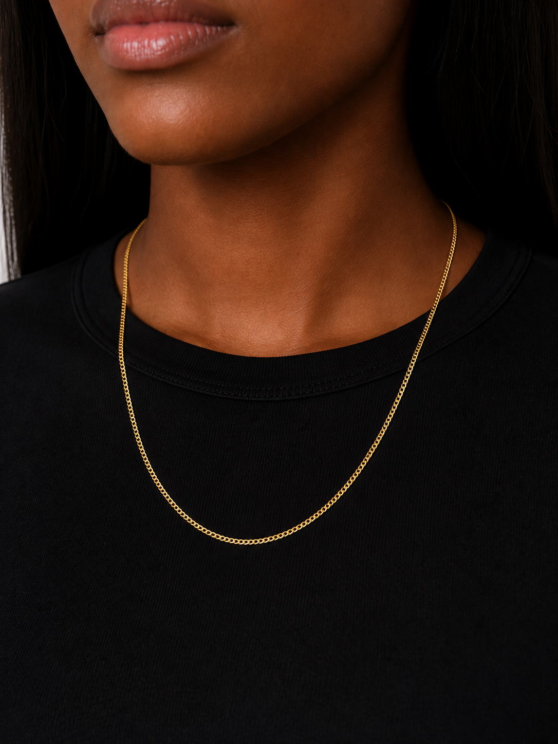 10K Yellow Gold Diamond-Cut Cuban Link Chain – 1.8mm, 20 Inch