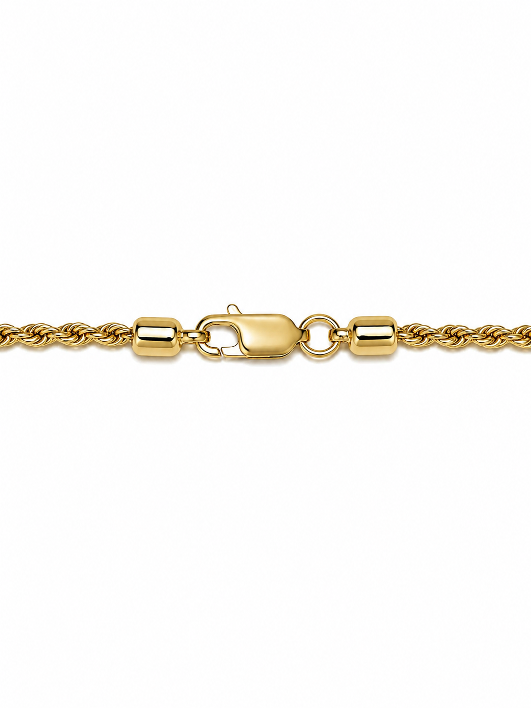 10K Yellow Gold Hollow Rope Chain 20" – 3mm Classic Twisted Necklace