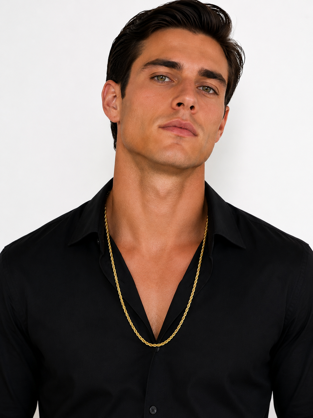 10K Yellow Gold Hollow Rope Chain “22” 3mm
