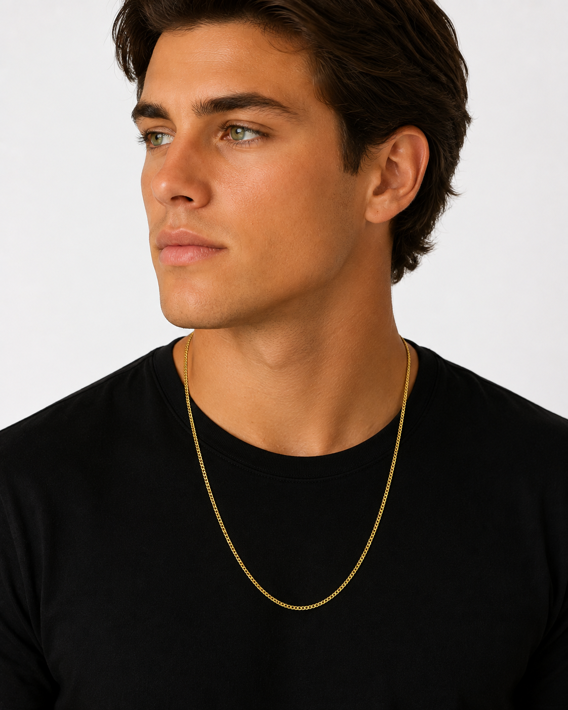 10K Yellow Gold Cuban Chain “24” 2mm