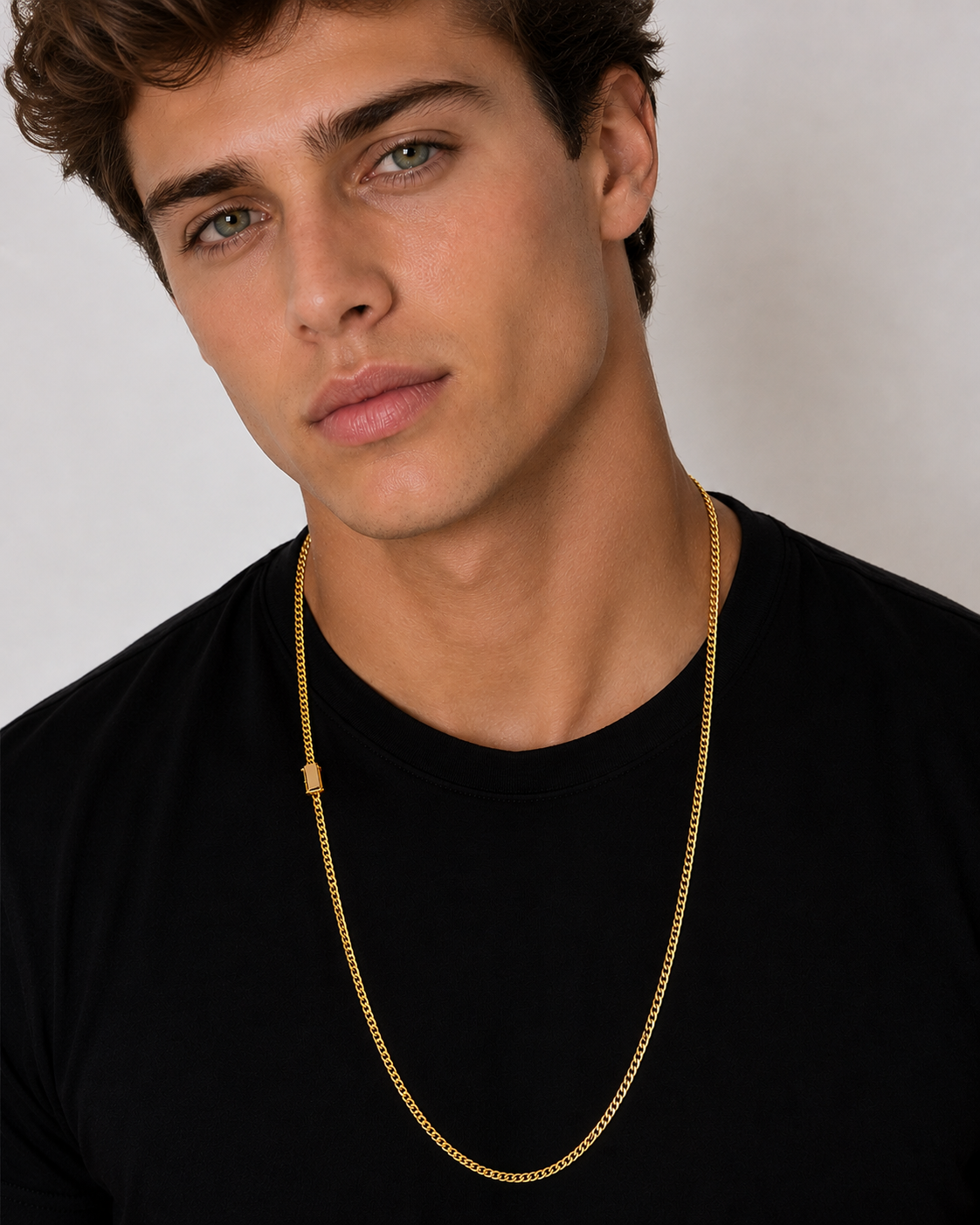 10K Yellow Gold Solid Miami Cuban Link Chain – 3mm, 24 Inch