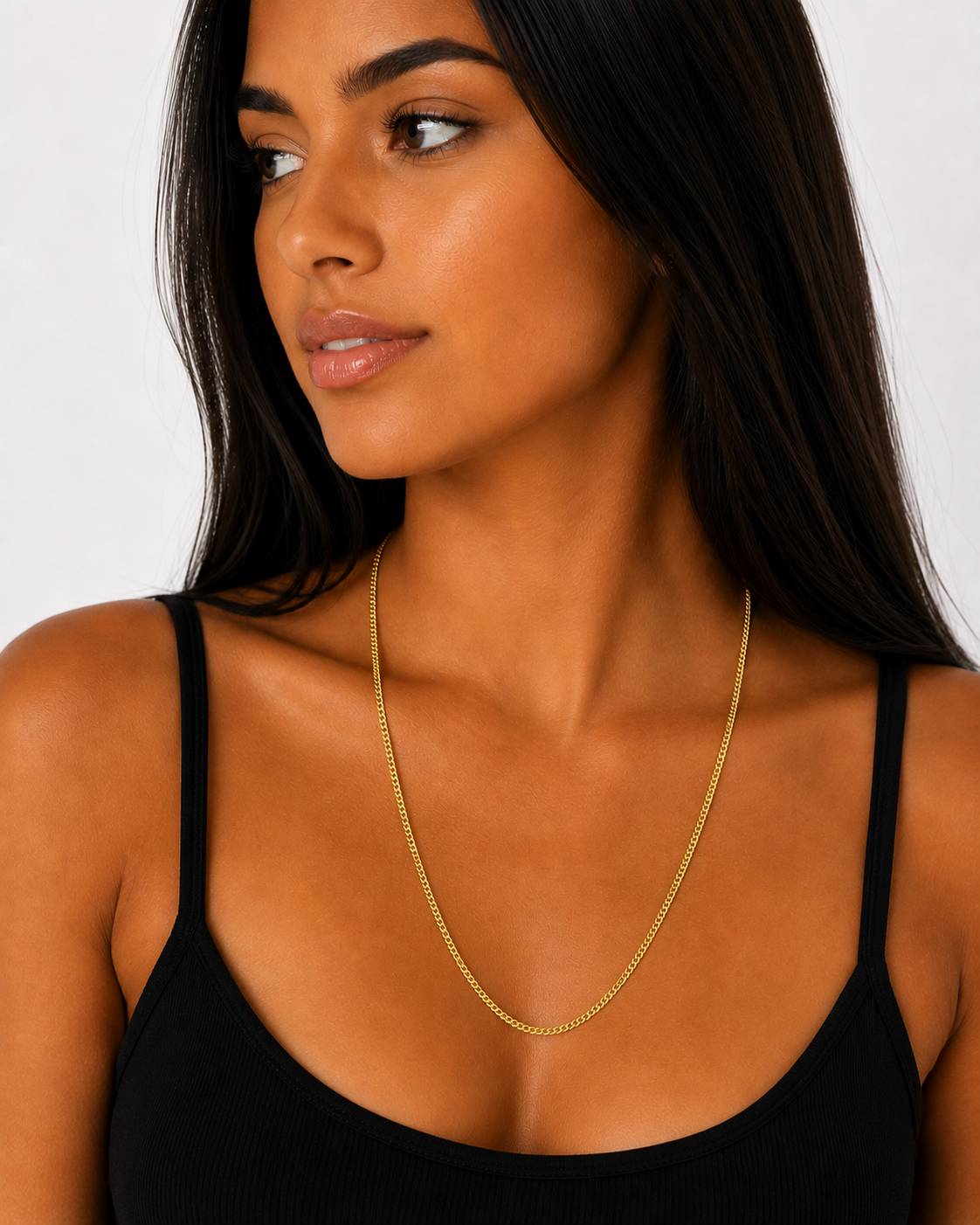 10K Yellow Gold Cuban Chain “24” 2mm