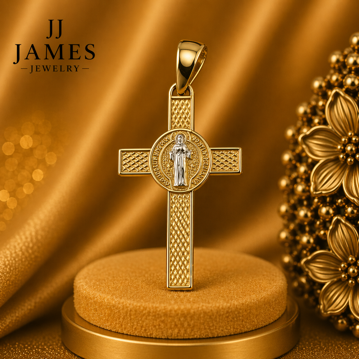 14K Yellow Gold Pendant – Classic Elegant Gold Necklace Charm
