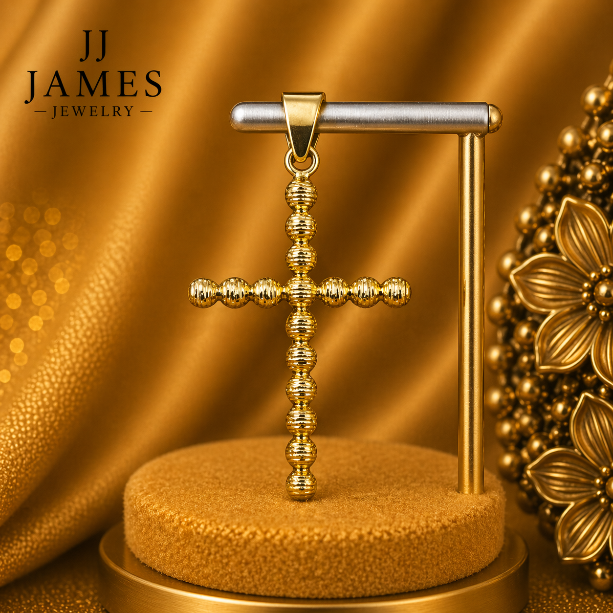 14K Yellow Gold Pendant – Classic Elegant Gold Necklace Charm