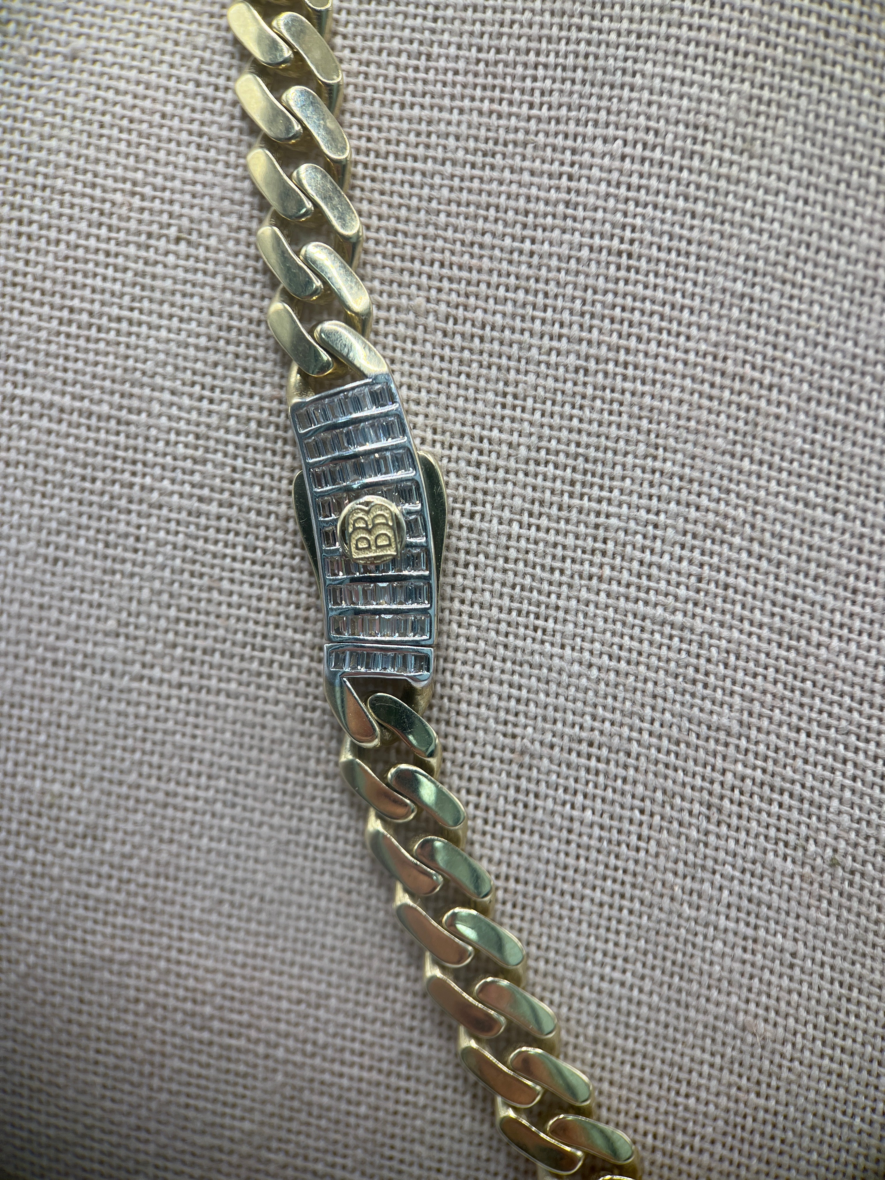 10K Yellow Gold Monaco/Italo Chain 20” – 7mm Classic Twisted Necklace Jewelry