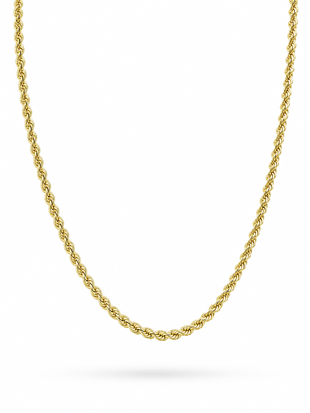 10K Yellow Gold Hollow Rope Chain “22” 3mm